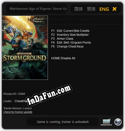 Warhammer Age of Sigmar: Storm Ground: Trainer +5 [v1.7]