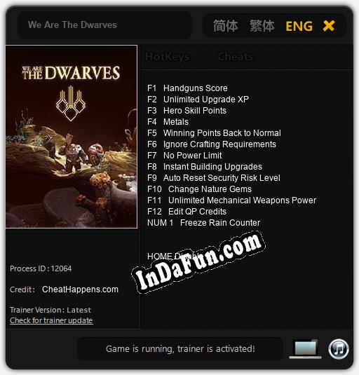 We Are The Dwarves: Trainer +13 [v1.9]