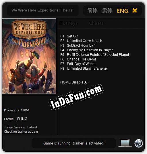 We Were Here Expeditions: The FriendShip: TRAINER AND CHEATS (V1.0.11)