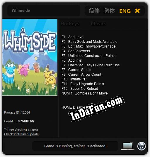 Whimside: Cheats, Trainer +13 [MrAntiFan]