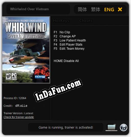 Whirlwind Over Vietnam: Trainer +5 [v1.7]