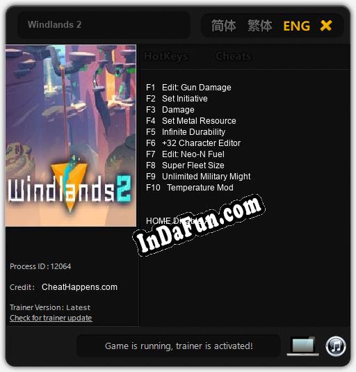 Trainer for Windlands 2 [v1.0.6]