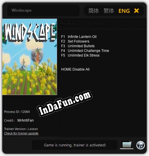 Windscape: Trainer +5 [v1.5]