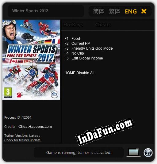 Winter Sports 2012: TRAINER AND CHEATS (V1.0.54)