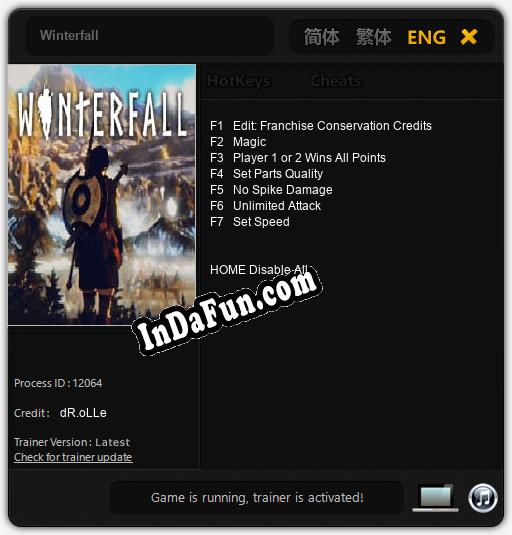 Winterfall: Cheats, Trainer +7 [dR.oLLe]