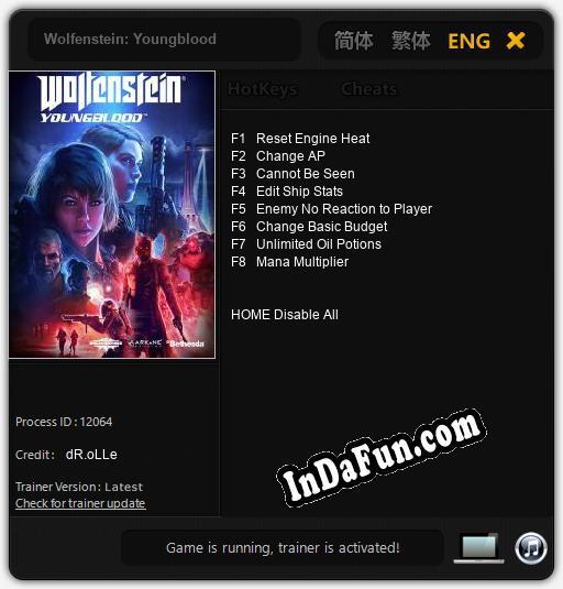 Wolfenstein: Youngblood: TRAINER AND CHEATS (V1.0.80)