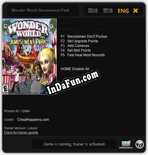 Wonder World Amusement Park: Trainer +5 [v1.3]