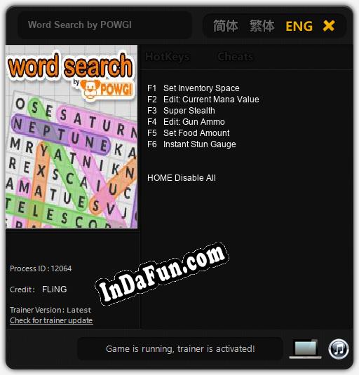 Trainer for Word Search by POWGI [v1.0.6]