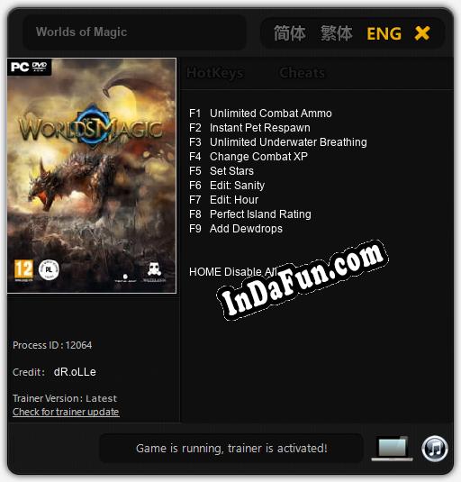 Worlds of Magic: TRAINER AND CHEATS (V1.0.47)