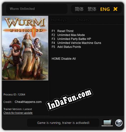 Wurm Unlimited: Trainer +5 [v1.7]