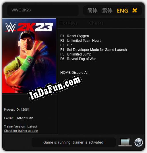 WWE 2K23: Trainer +6 [v1.1]