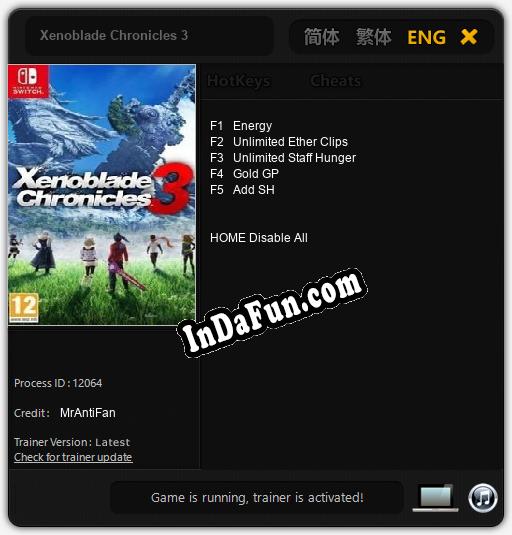 Xenoblade Chronicles 3: Trainer +5 [v1.9]