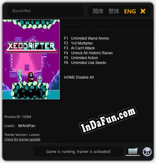 Xeodrifter: TRAINER AND CHEATS (V1.0.86)