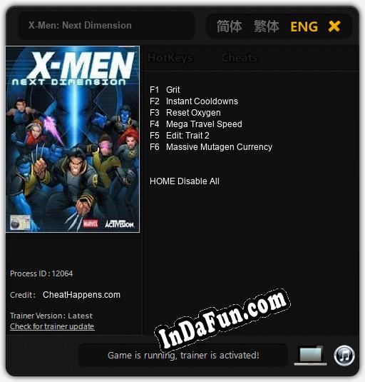 X-Men: Next Dimension: TRAINER AND CHEATS (V1.0.88)