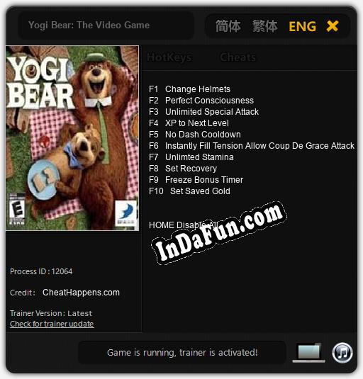 Yogi Bear: The Video Game: Cheats, Trainer +10 [CheatHappens.com]