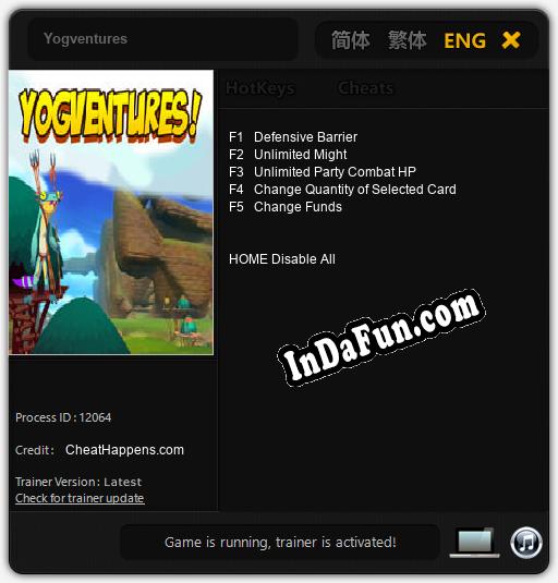 Trainer for Yogventures [v1.0.2]