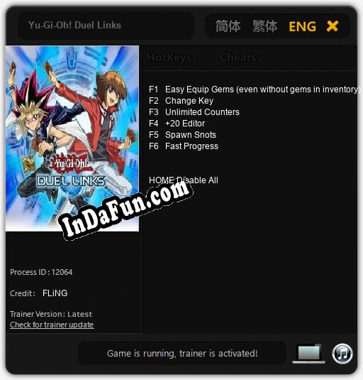 Yu-Gi-Oh! Duel Links: TRAINER AND CHEATS (V1.0.93)