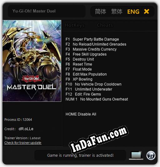 Yu-Gi-Oh! Master Duel: Trainer +13 [v1.1]