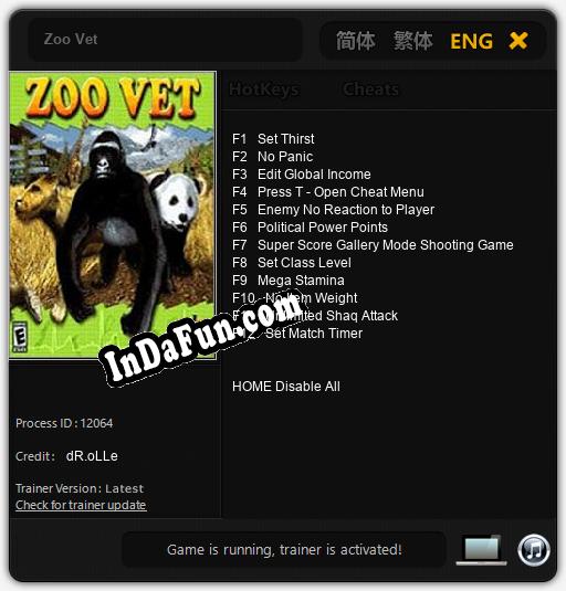 Zoo Vet: TRAINER AND CHEATS (V1.0.13)
