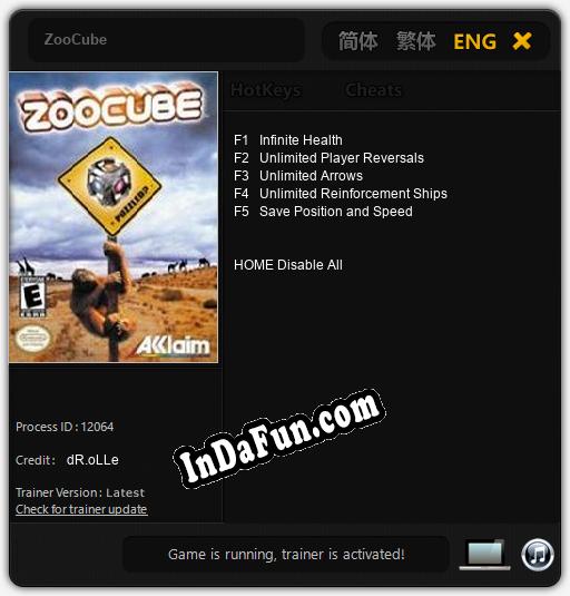 ZooCube: Trainer +5 [v1.6]