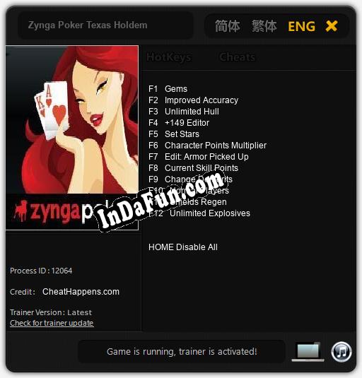 Zynga Poker Texas Holdem: TRAINER AND CHEATS (V1.0.6)